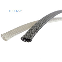 DEEM Nylon PA66 Black halogen free expandable self extinguishing braided sleeve